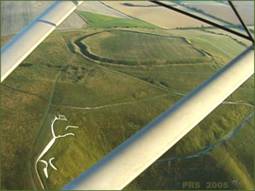 The Uffington White “Horse” is the oldest chalk hill figure in England (to 